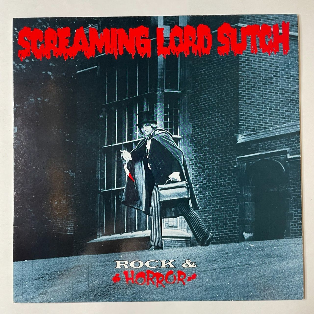 Винтажная виниловая пластинка LP Screaming Lord Sutch Rock and Horror (UK 1984)