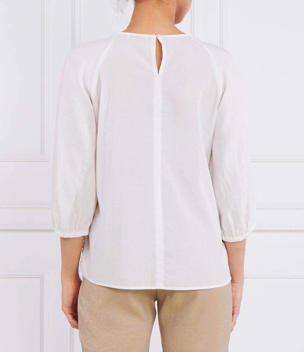 Льняная блузка Marc O' Polo - белый(303 1305 41053)