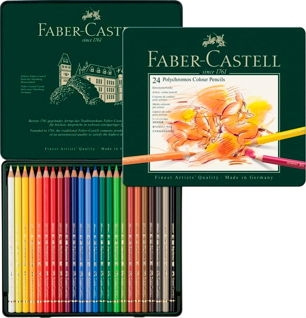 Faber-Castell Polychromos набор 24 цвета