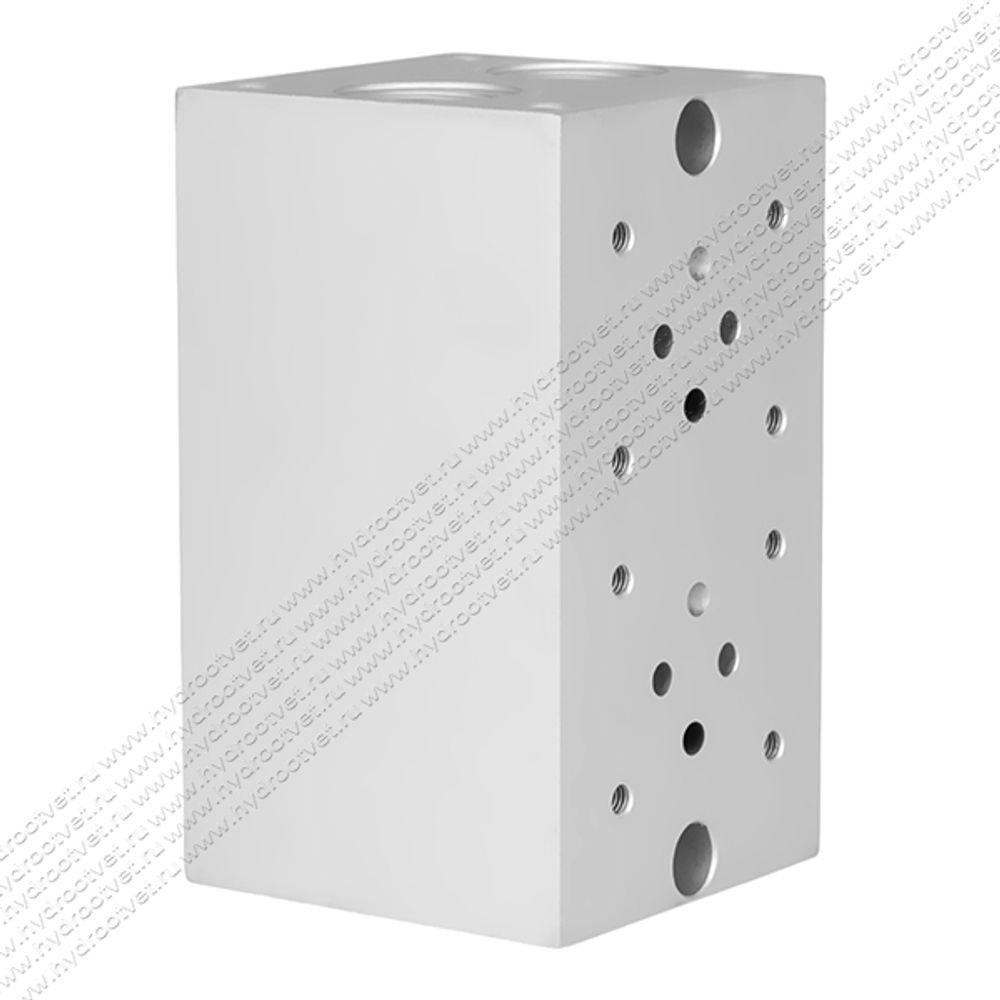 EM213/2Y - Двухместная присоединительная плита для гидравлических распределителей и клапанов NG6 (аналог DR06/20)