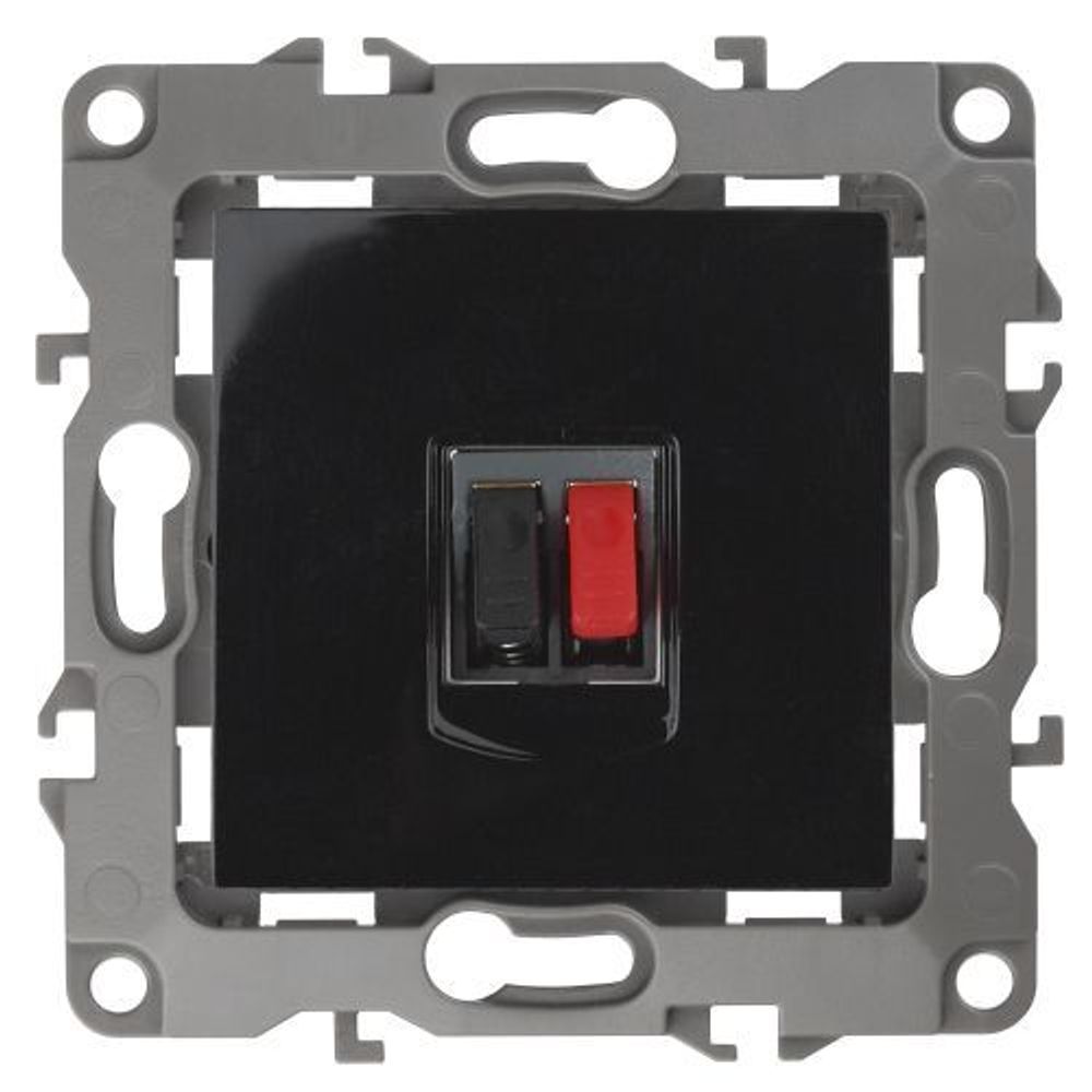 Розетка аудио 12-3111-06 черн. ЭРА Б0027456