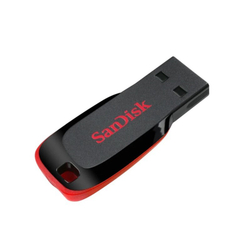 Флешка SanDisk CZ50 Cruzer Blade 64GB черная USB 2.0
