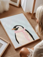 Новогодний декор постер 30х40 см интерьерный на стену