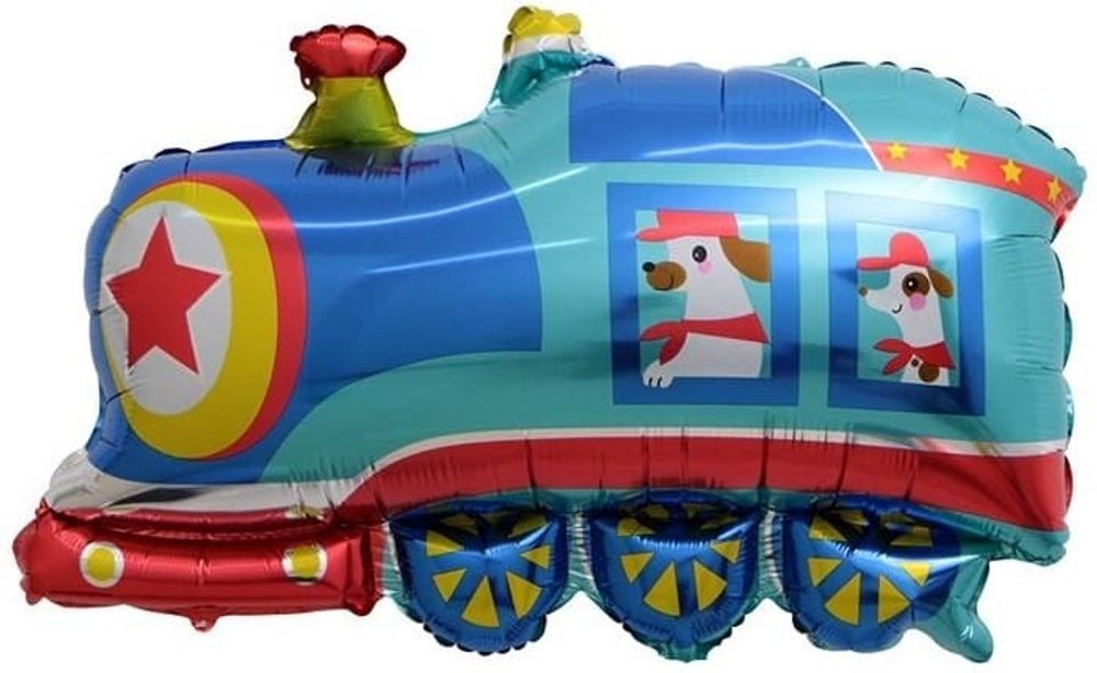 Шар-фигура, фольга, Паровозик (Falali), 33/84 см