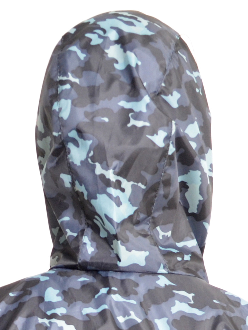 Спортивный костюм Prival Ветровлагозащитный, мужской, чёрный+кмф Город