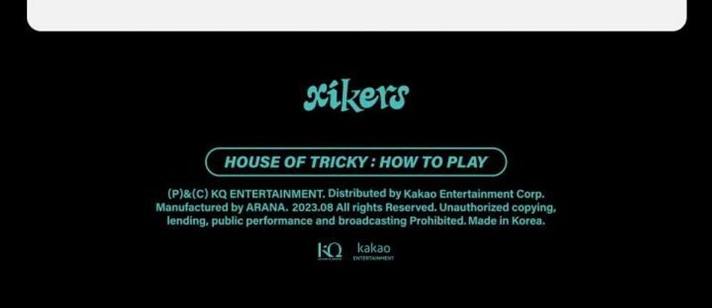 Альбом xikers - HOUSE OF TRICKY : HOW TO PLAY 2nd Mini Album 2 Version SET