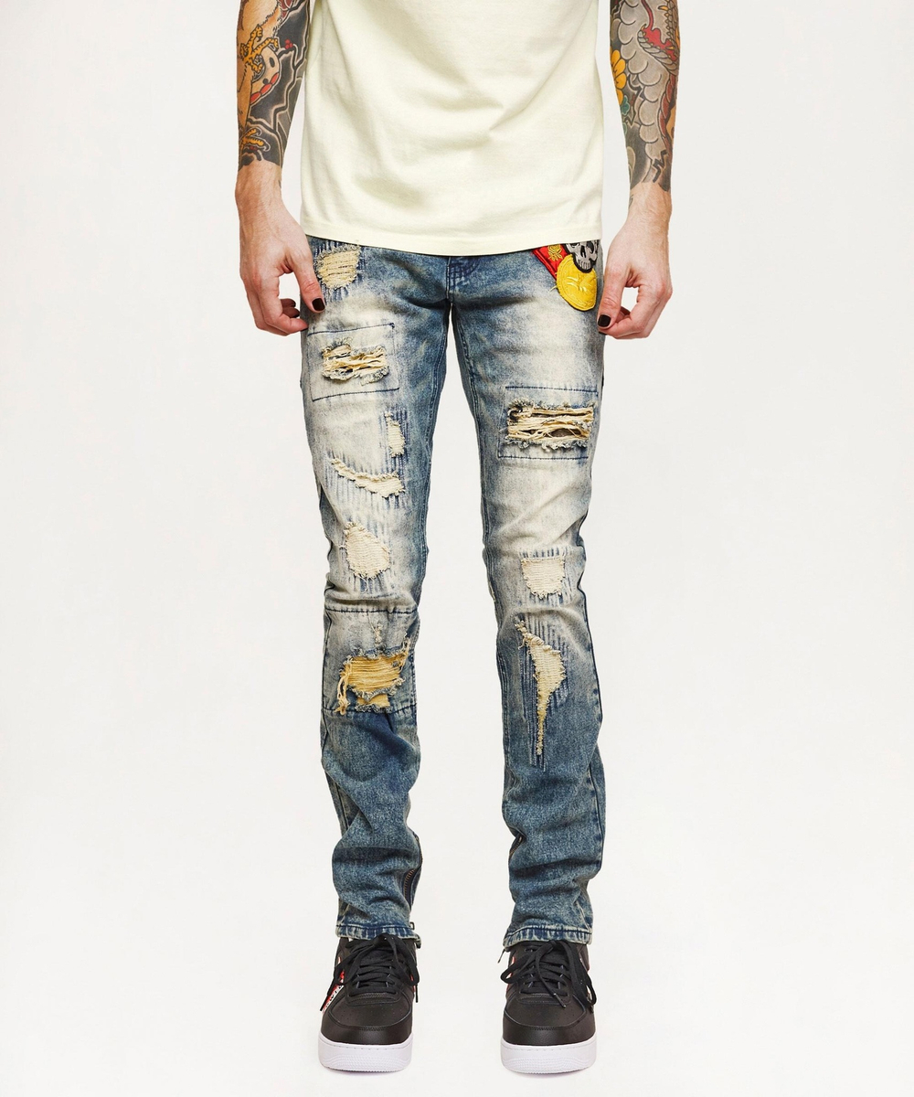 Мужские джинсы Crazed Distressed