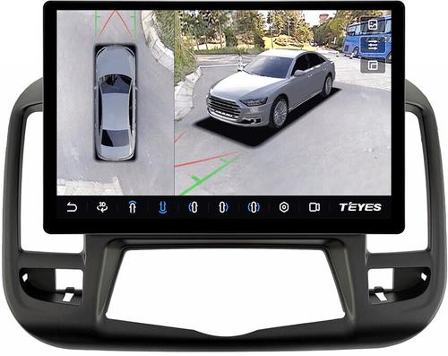 Магнитола для Nissan Teana J32 2008-2013 (ШГУ цветной, рамка тип 3) - Teyes CC3-2K-360 монитор 13" 2K QLED на Android 10, Быстрая, CarPlay, 4G SIM-слот, 4 камеры в комплекте