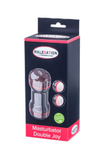 Двусторонний мастурбатор в колбе Double Joy