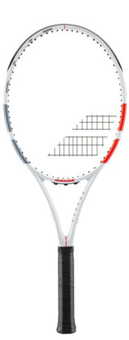 Теннисная ракетка Babolat Strike EVO - white/red/black