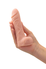 Телесная удлиняющая фаллическая насадка - 16 см. (Цвет: телесный)