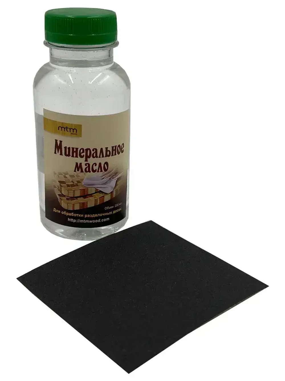 Масло минеральное для разделочных досок 250 мл, абразивный элемент в подарок