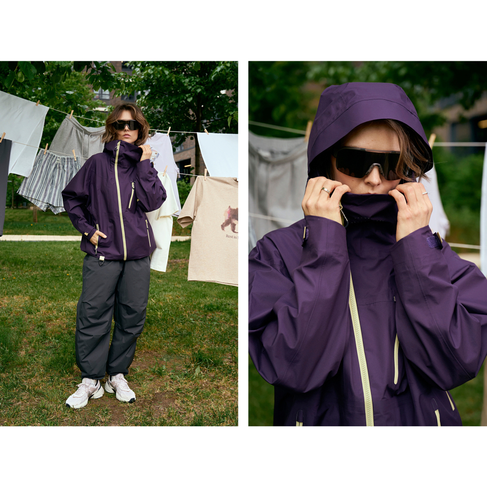 Куртка Nothomme Jacket Lightweight Three-Proof "Night Purple"