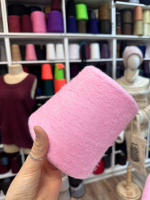 ISETAN - Lineapiu; 55% вспушенная вискоза, 5% эластан, 40% п/а; 1600м/100гр; цвет: розовый "Barbie" S714