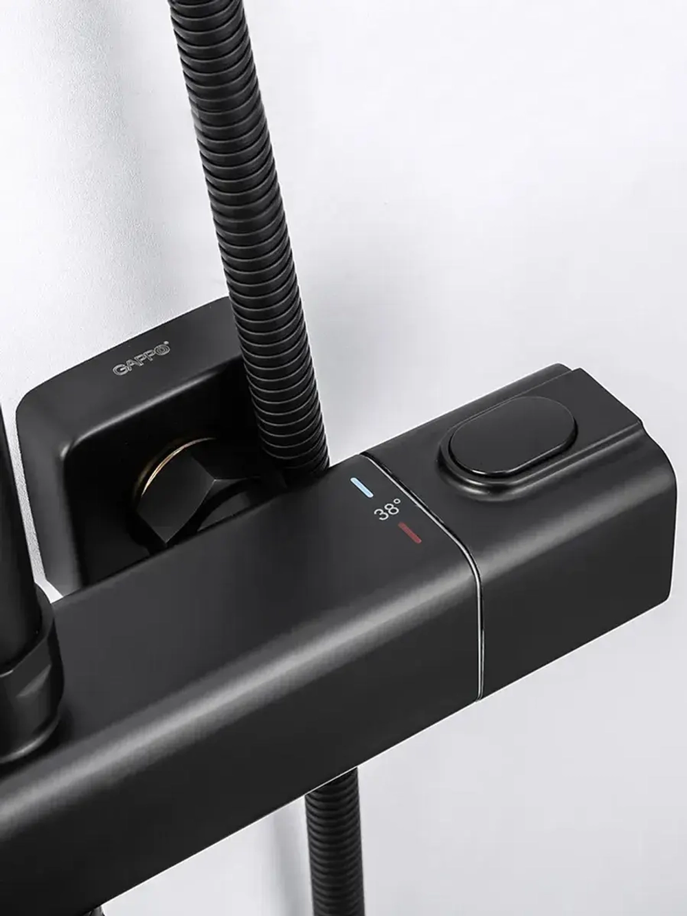 Душевая стойка с термостатом и тропическим душем G2491-6