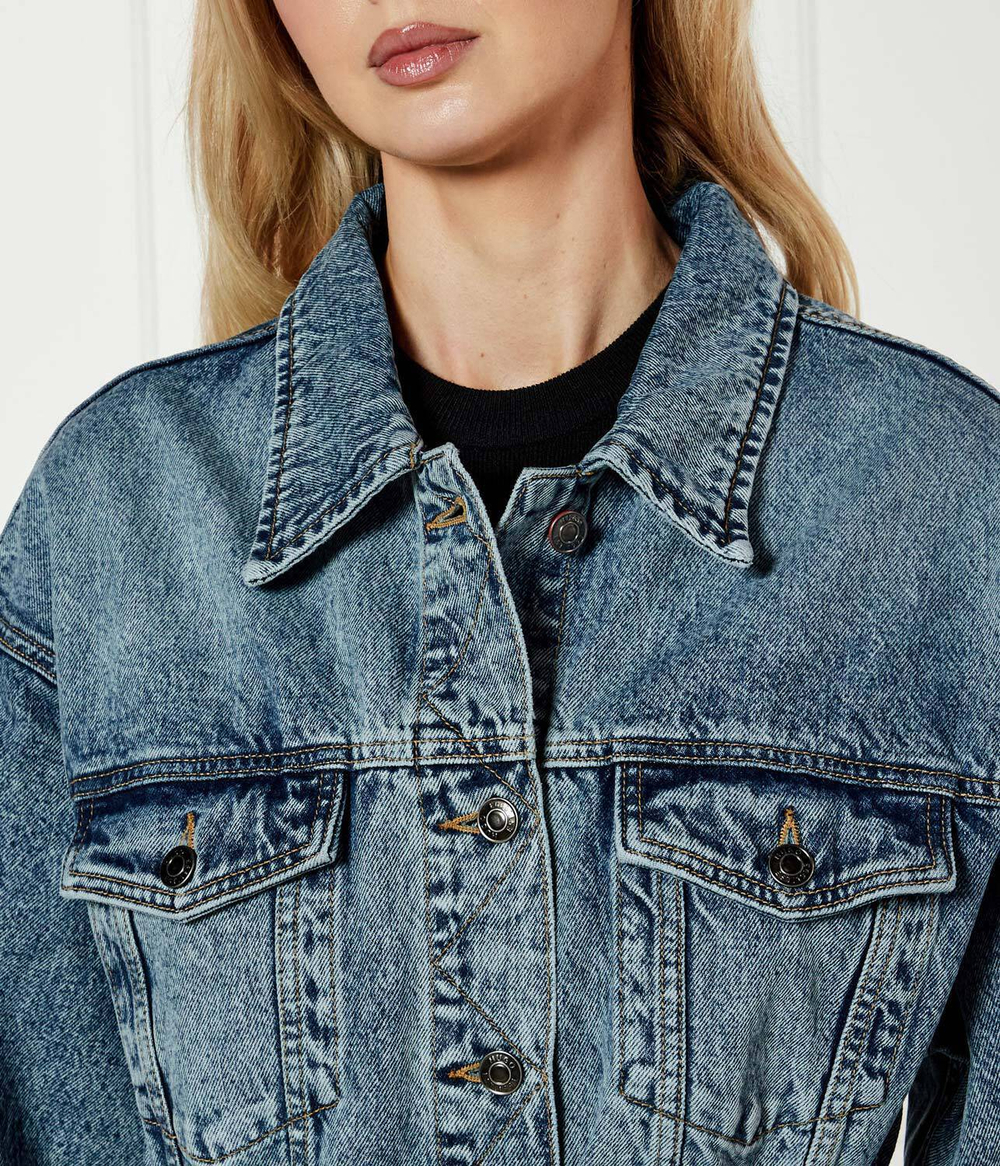 Джинсовая куртка ICON_1 HUGO - голубой(50530298)