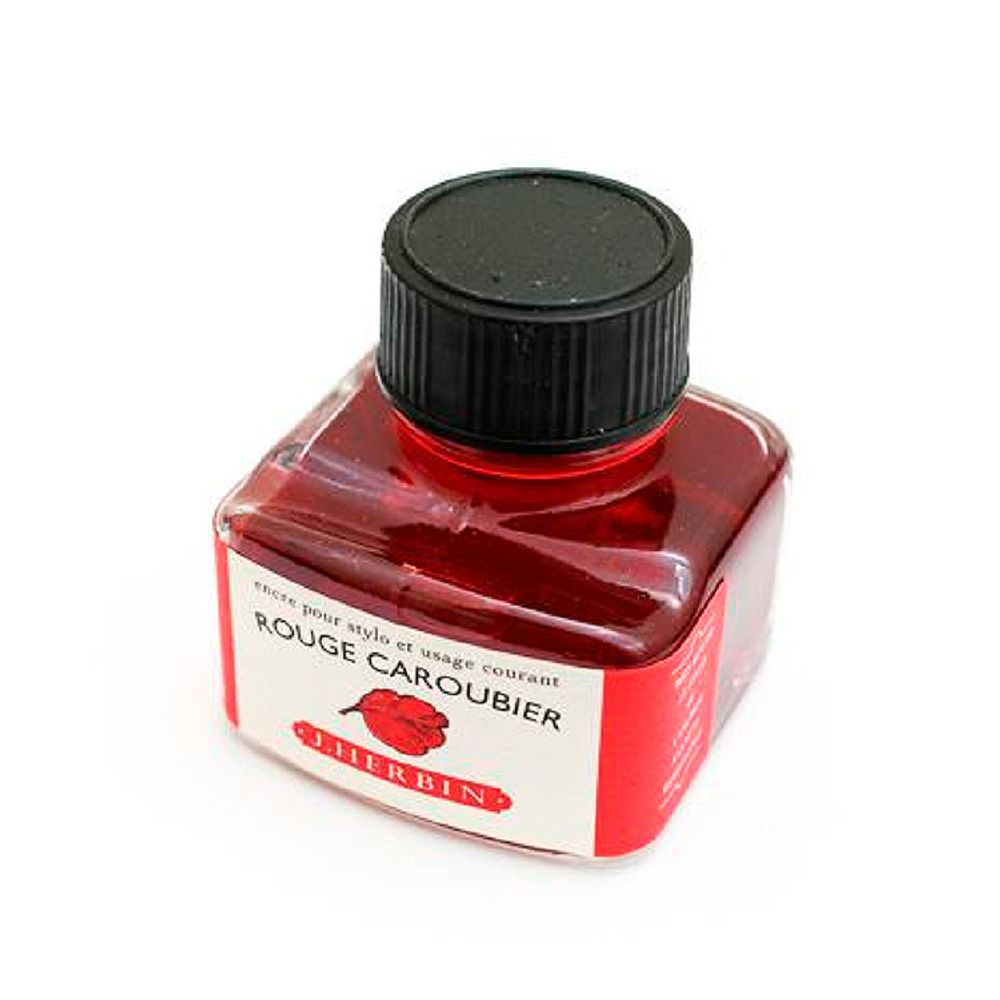Чернила во флаконе Herbin 30 мл Rouge caroubier алые (13022T) 2