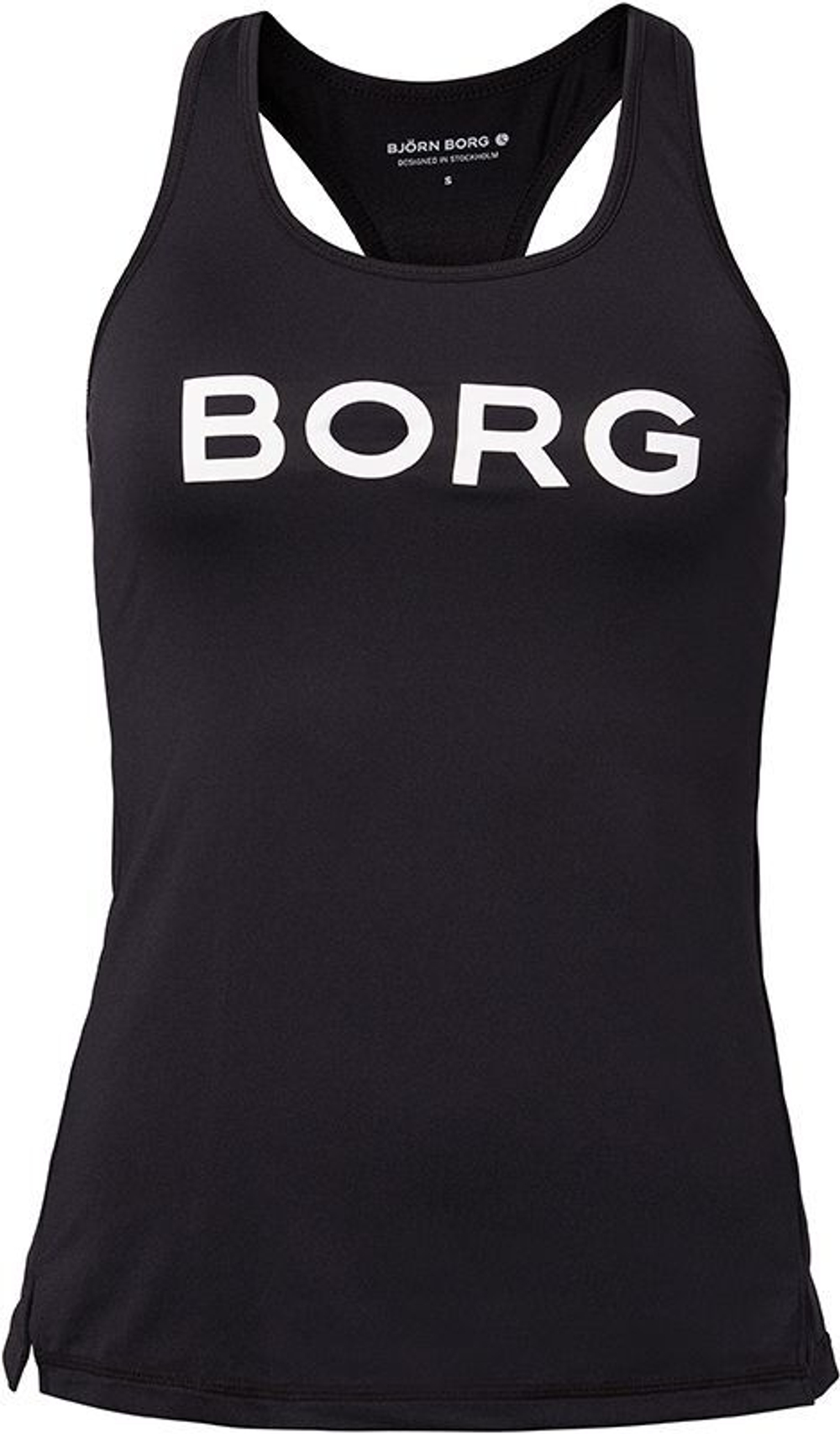 Женский топ теннисный Björn Borg Logo Tank - black