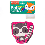 Мягкие пазлы магнитные Baby Puzzle "Лис и енот" 2 картинки, 7 эл.