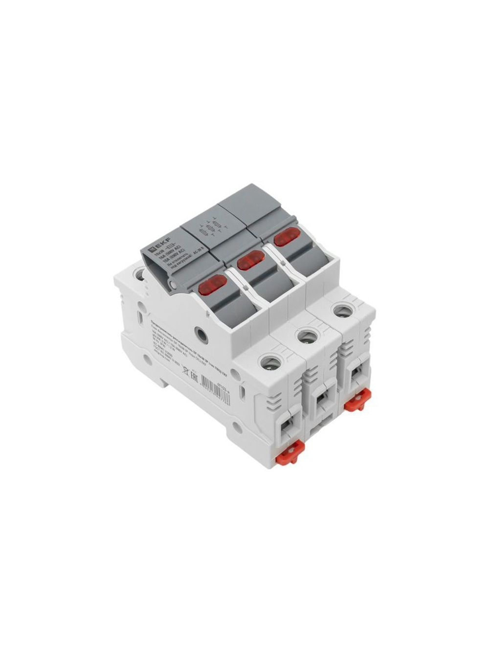 Предохранитель-разъединитель DF 10х38 3п (тип ПВЦ) EKF df103-e