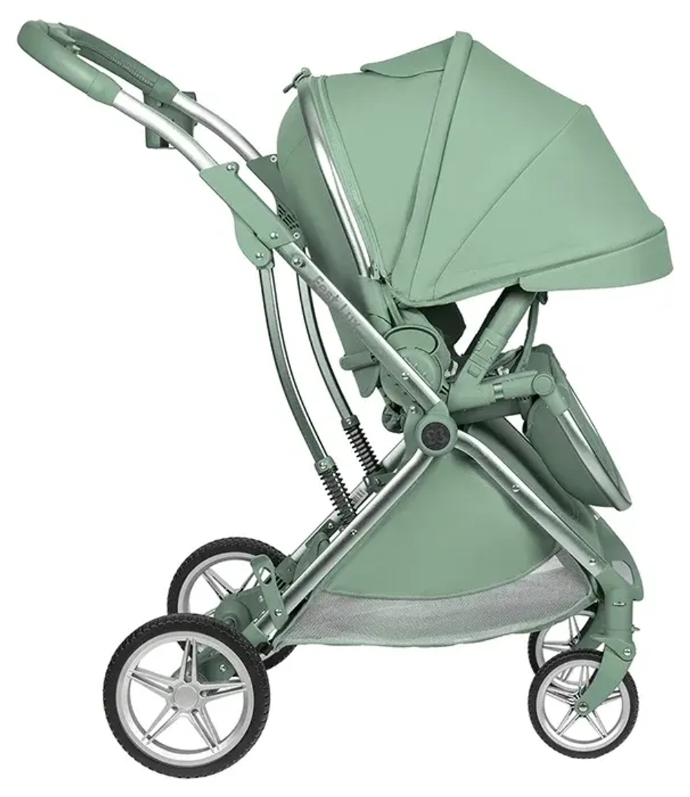 Коляска детская прогулочная Farfello Fest Lux (Вечнозеленый / Evergreen FL-6 цветная рама)