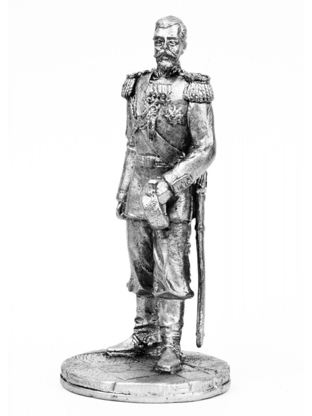 Оловянная фигура Николай 2 в парадном мундире 1896 г.