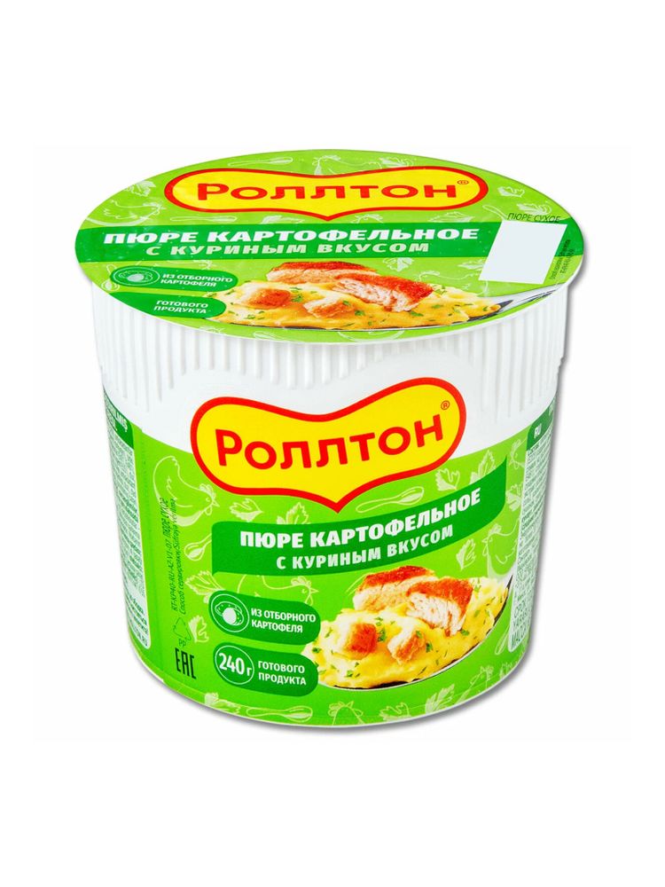 Пюре картофельное Роллтон С куриным вкусом 40 г x 5 шт