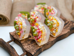 Мыло «Оливье с огурчиком" Подарок для мужчины Magic Benefit Soap