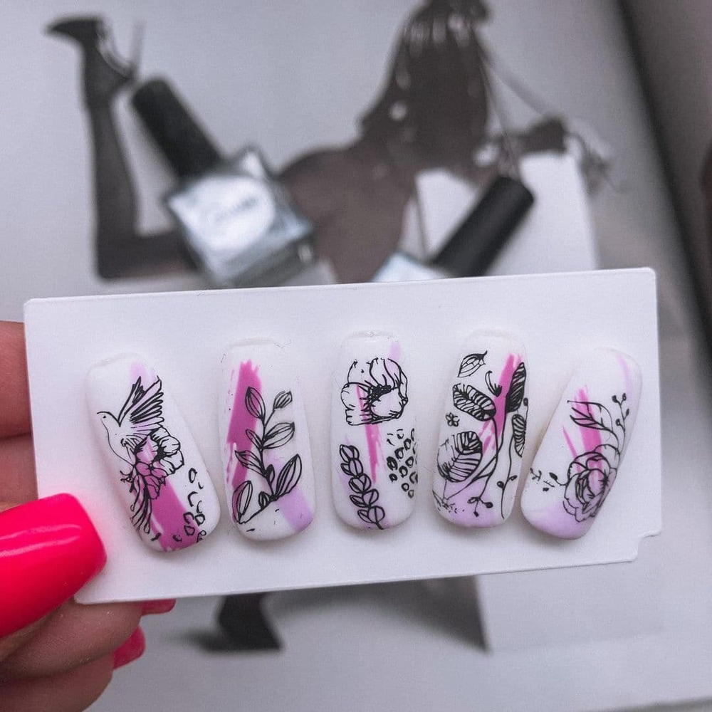 Swanky Stamping Пластина для стемпинга 075 лето