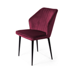 Стул Berg, бархат винно-красный 16 new