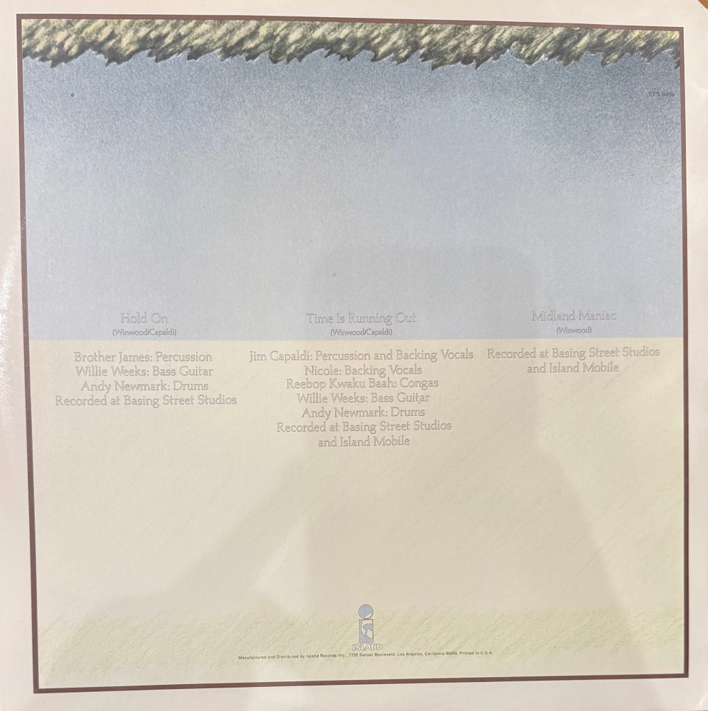 Виниловая пластинка Steve Winwood ‎– Steve Winwood LP