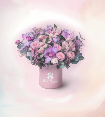 Цветы в коробках