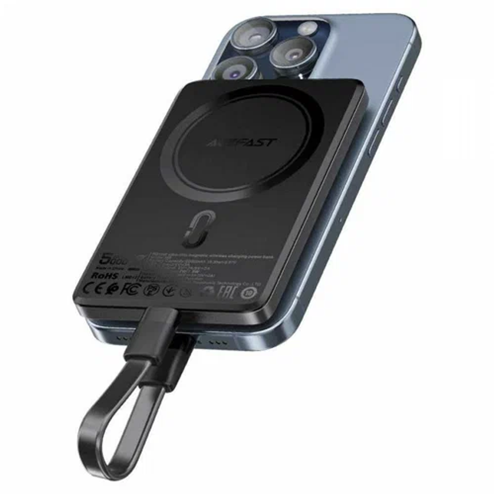 M8-5000 PD18W ultra-thin magnetic wireless charging power bank