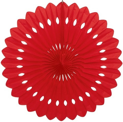 Бумажный диск Красный 16'/41 см