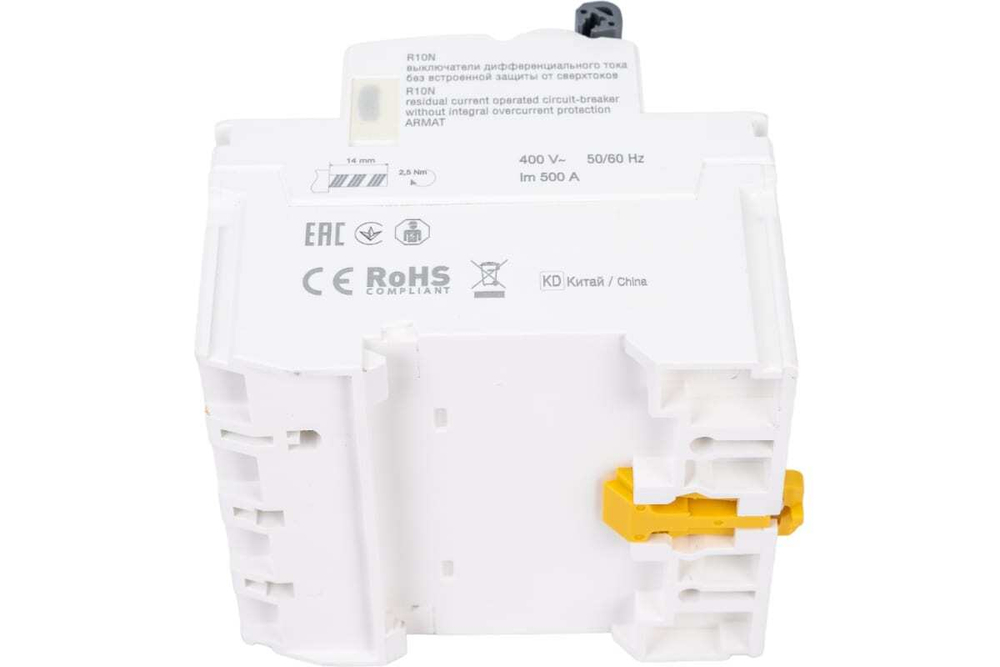 Выключатель дифференциального тока УЗО R10N 4P 40А 300мА тип A ARMAT IEK