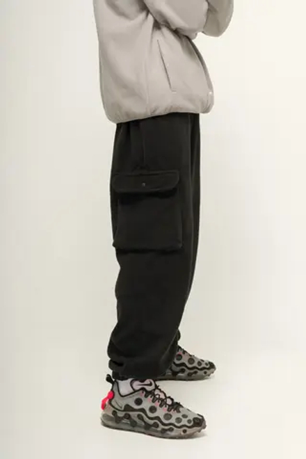 Брюки KUL'TURA Cargo Fleece Чёрный