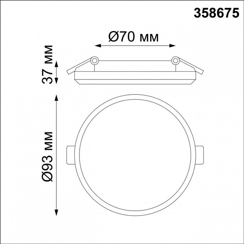 Встраиваемый светильник Novotech Pandora 358675