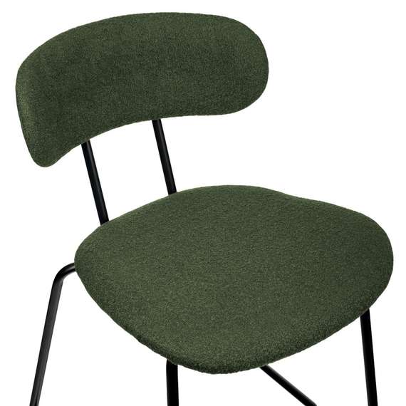 Полубарный стул Pedigree 65 см зеленое букле