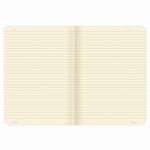 Тетрадь 60 л. в линию обложка кожзам SoftTouch, сшивка, B5 (179х250мм), РОЗОВЫЙ, BRAUBERG RAINBOW, 403885