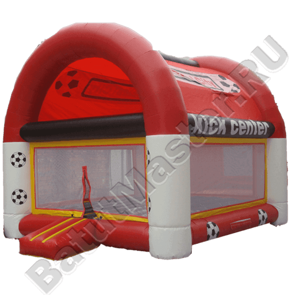 Детский надувной батут "Мячики" с крышей 5*3*3.5 м