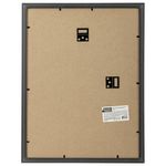 Рамка 30х40 см с паспарту 21х30 см небьющаяся, багет 20 мм, пластик, BRAUBERG "New Age", черная, 391277