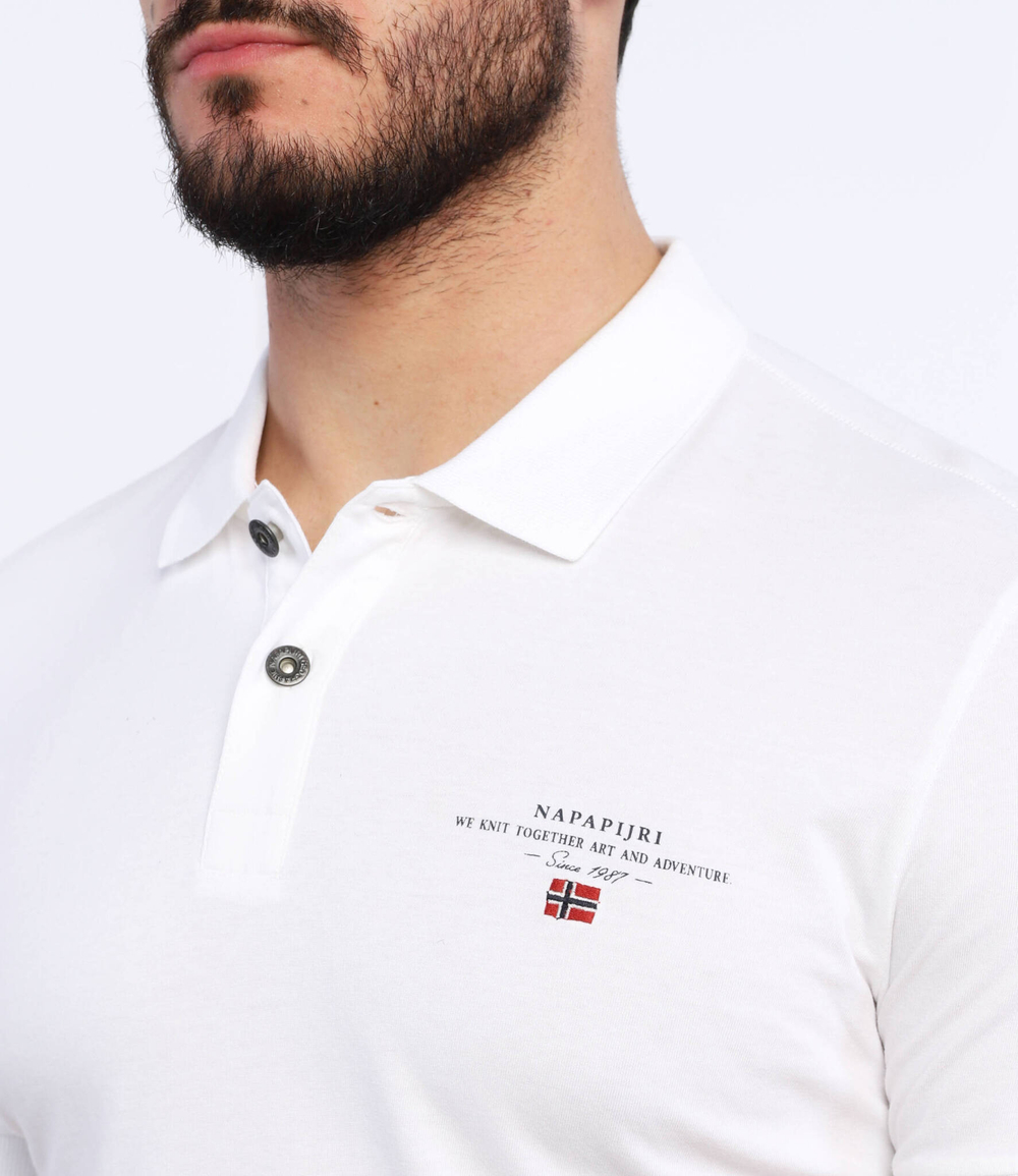 поло elabs Napapijri - белый(NP0A4GB4)