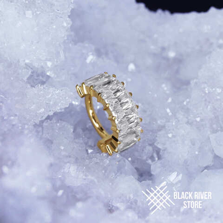 Кликер Idol Crystal PVD Yellow 1.2мм