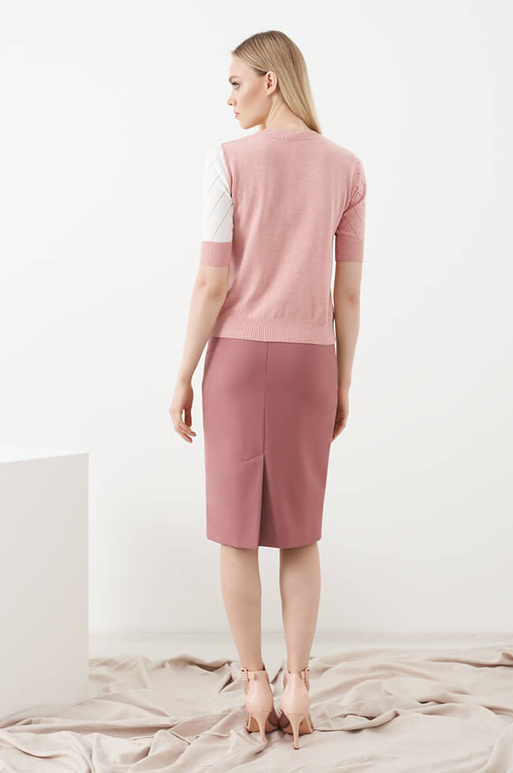 4810 Юбка женская (сливовый)