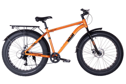 Велосипед Fatbike Tech Team Flex 26" 2022 (Оранжевый)