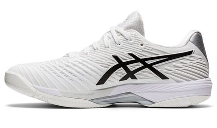 Мужские кроссовки теннисные Asics Solution Speed FF 2 - white/black