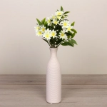 Искусственные цветы «Волшебство лета» 32см Космея 15 цветков белые