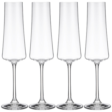 НАБОР БОКАЛОВ ДЛЯ ШАМПАНСКОГО ИЗ 4 ШТ. "XTRA" 210 МЛ