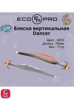 Блесна для рыбалки Dancer, 70мм, 11г, вертикальная 1 шт