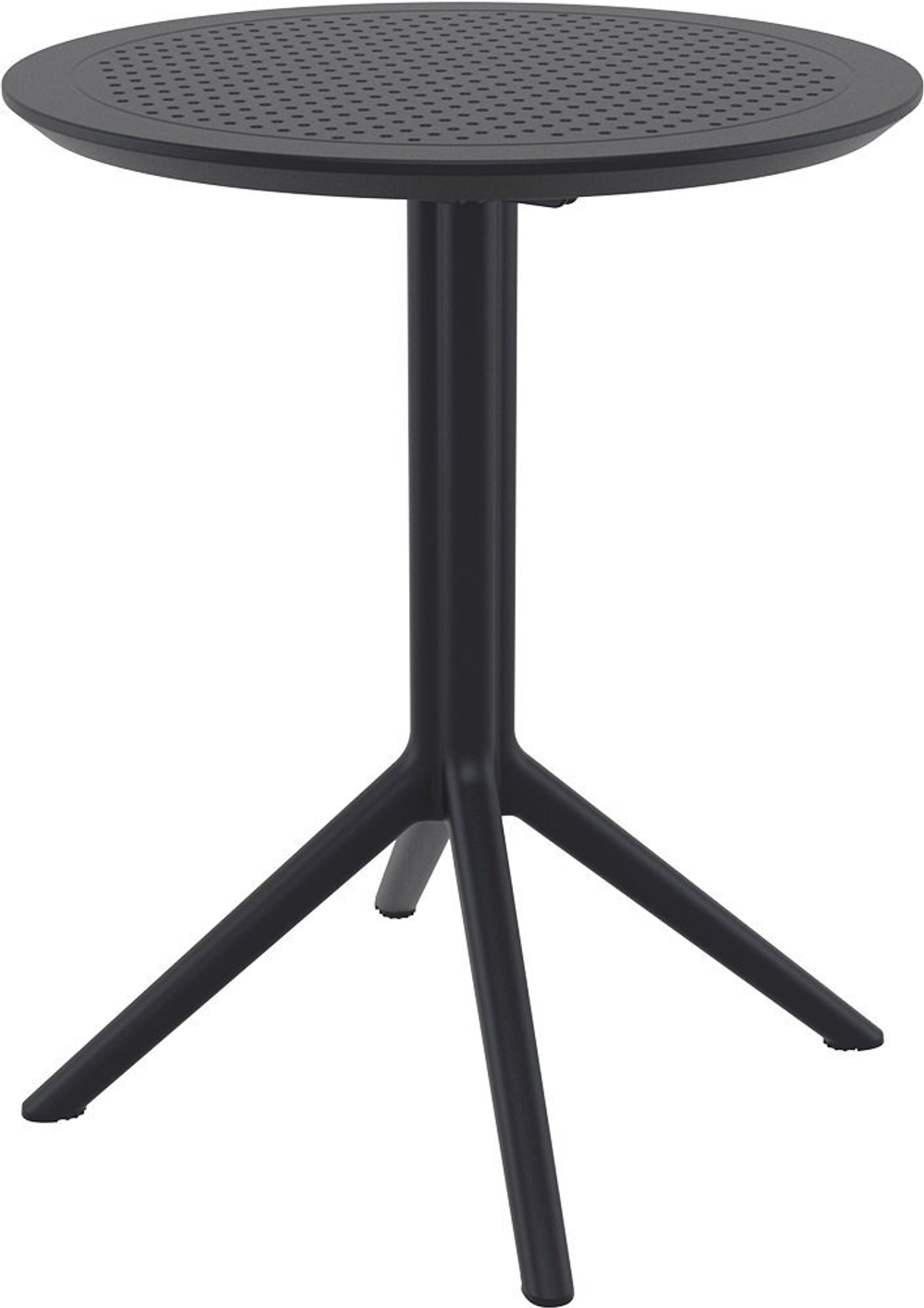 Стол пластиковый складной Siesta Contract Sky Folding Table Ø60, черный